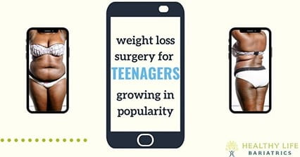 Weight loss surgery for teenagers growing in popularity.