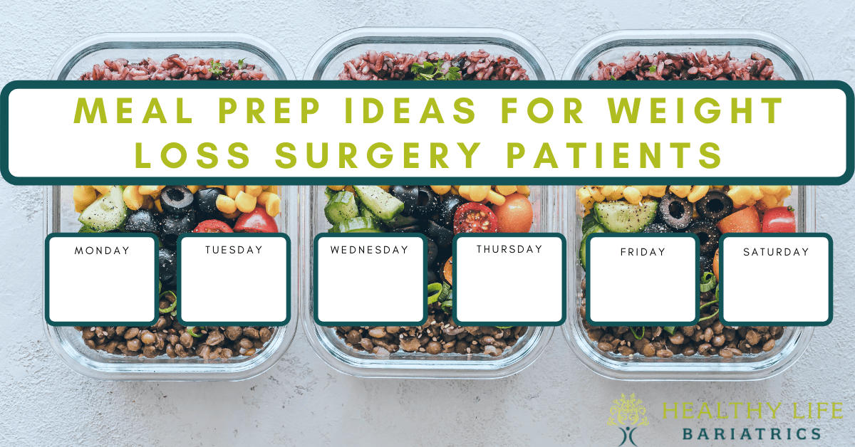 Tips for Meal Prepping After Bariatric Surgery - Brisbane Obesity Clinic