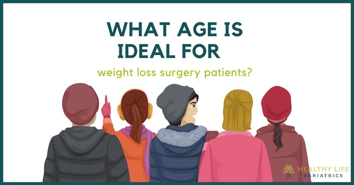 What age is ideal for weight surgery patients?.