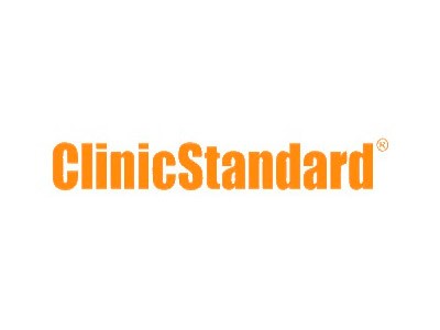 Clinic standard logo on a white background.