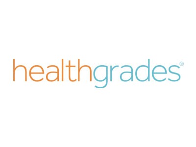 Healthgrades logo on a white background.