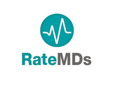 Ratemds logo on a white background.