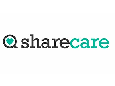 Qsharecare logo on a white background.