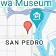         A map showcasing the accolade-winning San Pedro Museum's location.