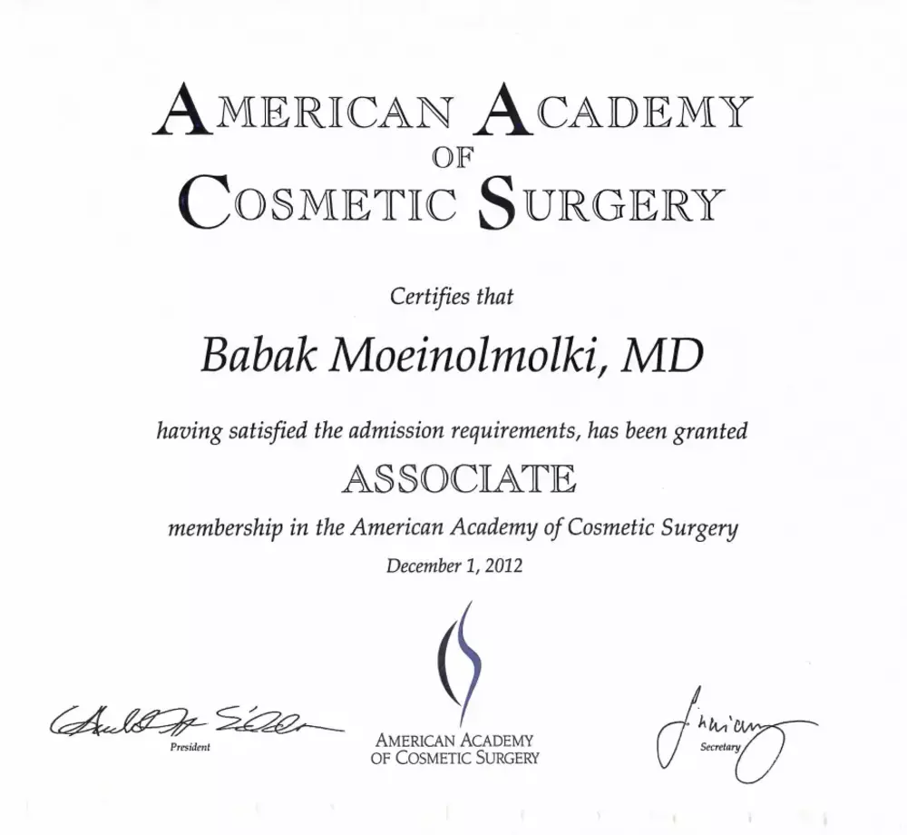 American Academy of Cosmetic Surgery - Associate Membership