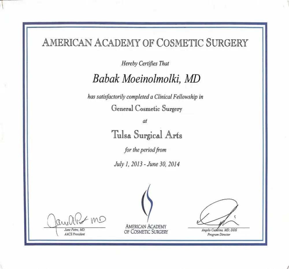 General Cosmetic Surgery Fellowship