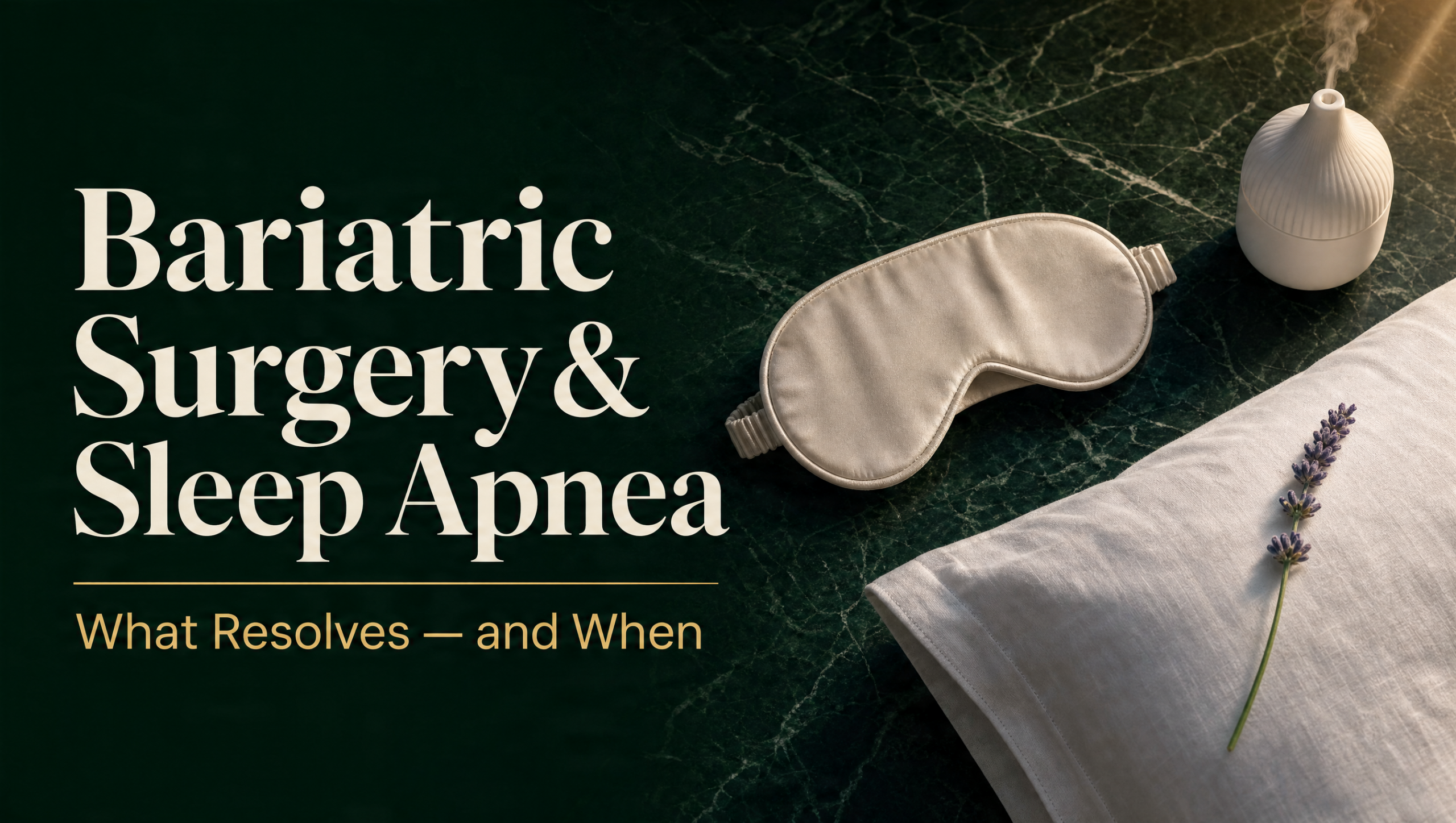 Bariatric Surgery and Sleep Apnea: What Actually Resolves and When
